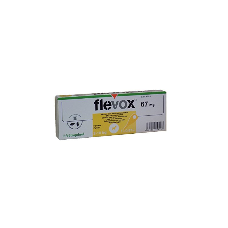 Flevox Pipeta 1 para Perros 2-10Kg