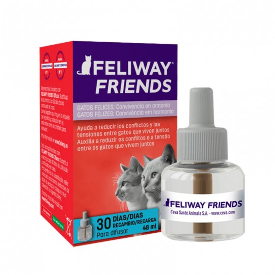 Feliway Friends Difusor más Recambio 48 Ml
